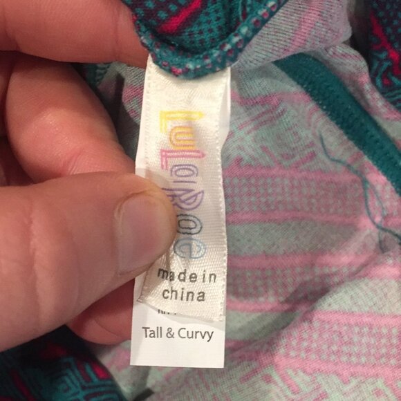 TC NWOT LuLaRoe Leggings H03 4364 - Picture 3 of 3